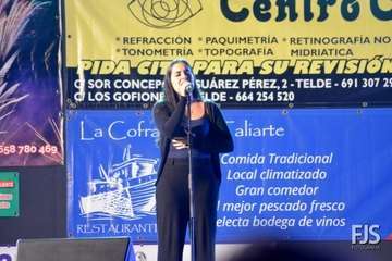 La joven Oneida Rodríguez gana el I Festival de la Canción de Melenara (Foto Francisco Javier Santana)